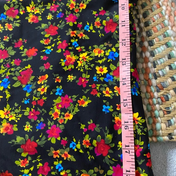 Catalina Multicolor Floral Tankini halter swim Top Lg 12-14 - Picture 4 of 6